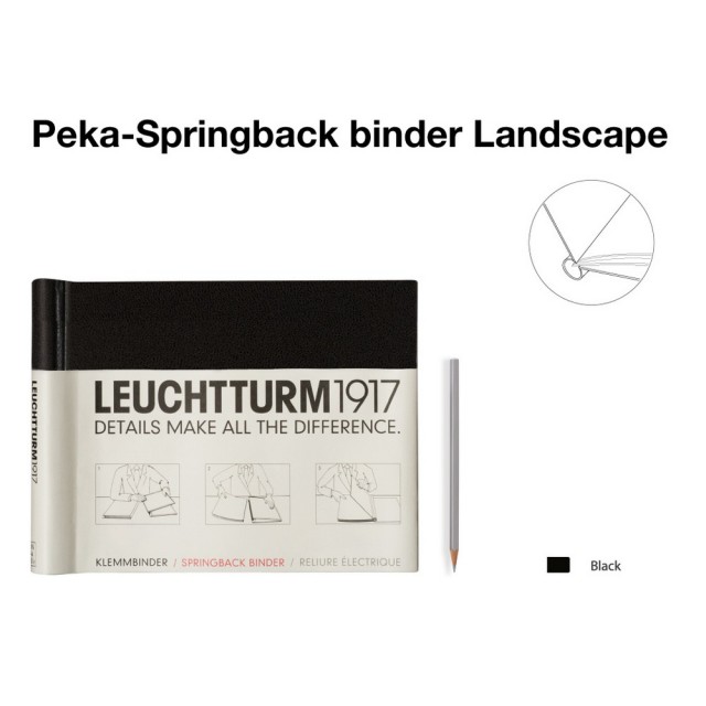 Leuchtturm1917 Peka Springback Binder A4 - Black