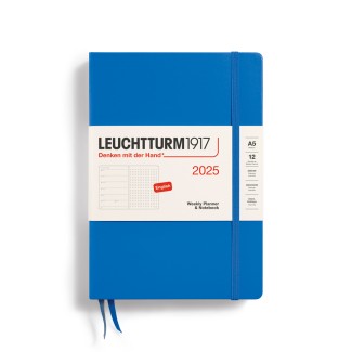 LEUCHTTURM1917 Medium (A5) Weekly Planner & Notebook Dotted 2025