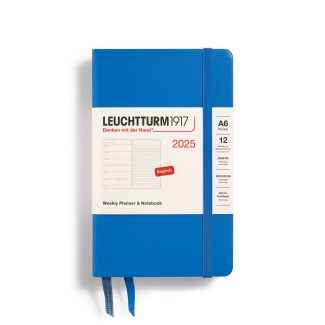 LEUCHTTURM1917 Pocket (A6) Weekly Planner 2025 & Notebook